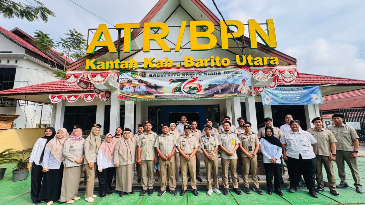 Kepala Kantah Barito Utara Tekankan Disiplin dan Profesionalisme Dukung Program Strategis Nasional