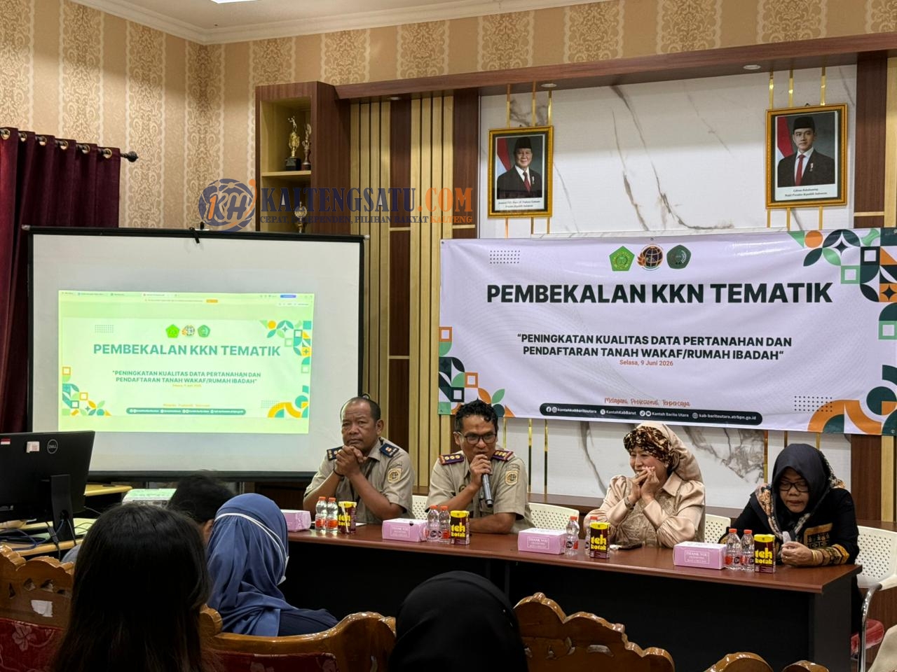 BPN Bekali Mahasiswa KKN Tematik untuk Dukung Peningkatan Data Pertanahan dan Pendaftaran TanahWakaf